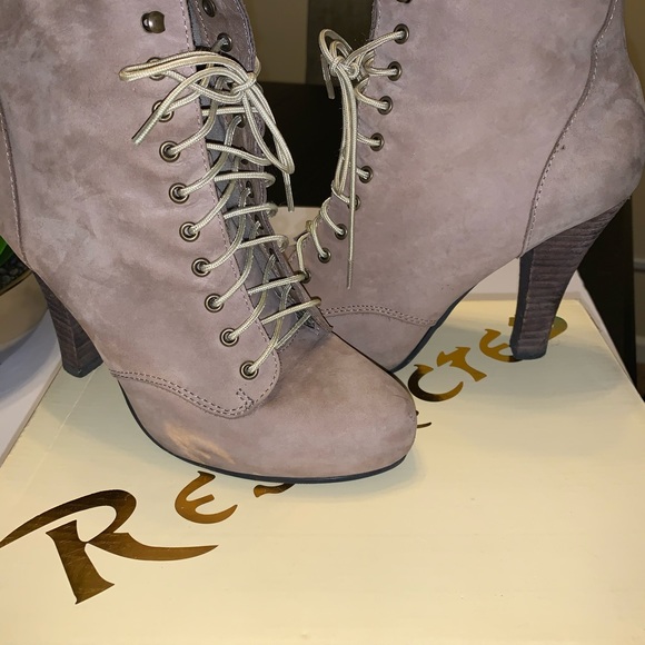 Leather Snake & Veggie Snake Bootie - Picture 1 of 3